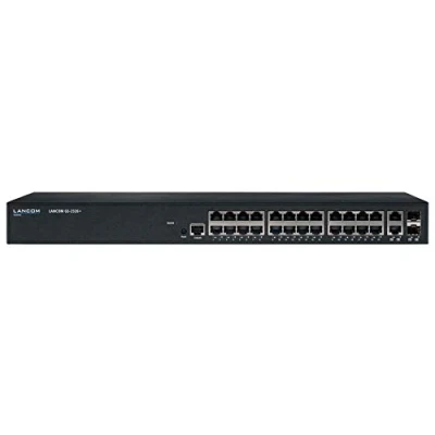 Afbeelding van LANCOM GS 2326+, Managed Layer 2 switch met 26 poorten, 24 Gigabit Ethernet combo poorten Ethernet/SFP (10/100/1G), 52 GBit/s doorvoer