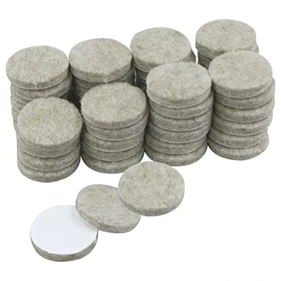 Afbeelding van Rolson 61310 Viltpads, 25 mm, 48 stuks