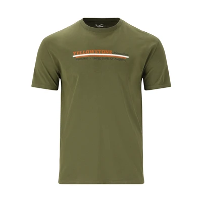 Afbeelding van Cruz Tshirt print, Heren, Maat: Small, Cypress