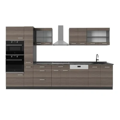 Afbeelding van Vicco Complete keuken R Line, Edel grijs/antraciet, 350 cm , WB Antraciet