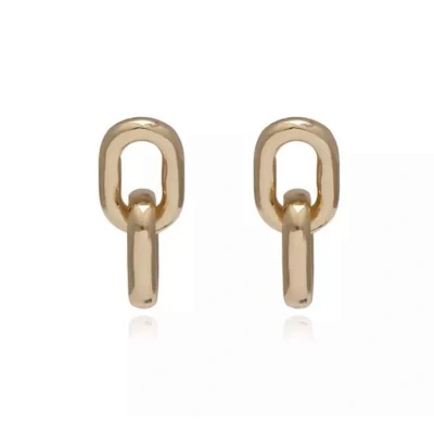 Afbeelding van Jomide Oorknoppen Dangle Punk Goudkleurig