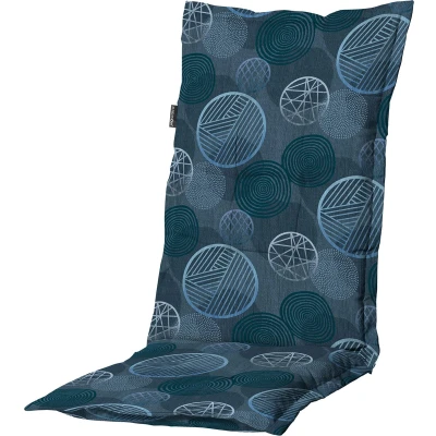 Afbeelding van Madison Tuinkussen Hoge Rug Circle Blue 123x50cm