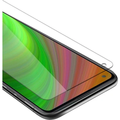 Afbeelding van Cadorabo Screenprotector geschikt voor Samsung Galaxy A21 in KRISTALHELDER Tempered Display Pantser Film beschermglas