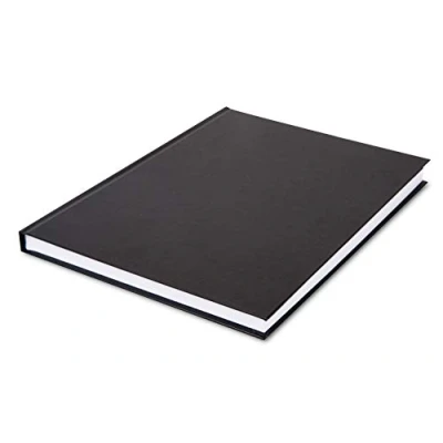 Afbeelding van Honsell 30305 schetsboek, DIN A5 staand formaat, 96 vellen, 110 g/m², ingebonden in zwarte, vaste omslag, zuiver wit tekenpapier, uitwisbestendig, zuurvrij en bestand tegen veroudering