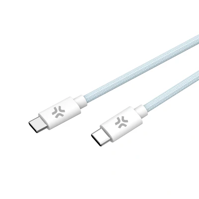 Afbeelding van USB C kabel Celly USBCUSBCCOTTLB Blauw 1,5 m