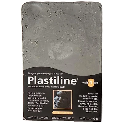 Afbeelding van Herbin 7740T Plastiline, grijs, 750g