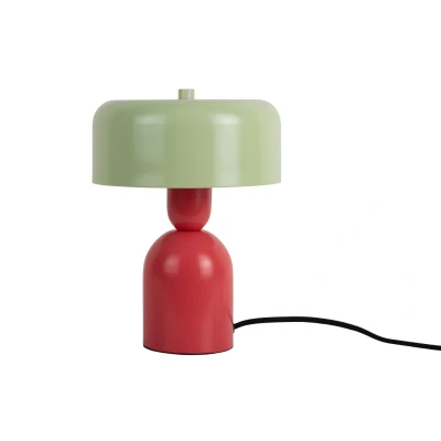 Afbeelding van Leitmotiv Tafellamp Double Funky Scarlet red &amp; soft green