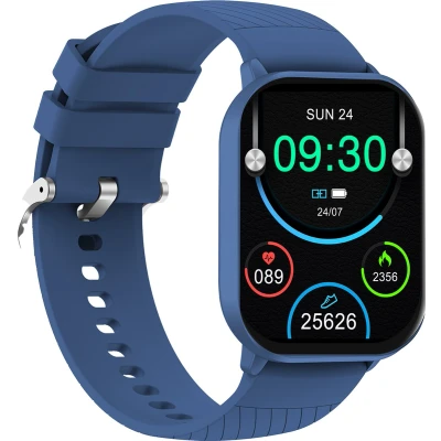 Afbeelding van Denver Smartwatch Android iOS Volledige Belfunctie Amoled Display Sporthorloge Hartslagmeter Saturatiemeter Slaapmonitor SWC187BU