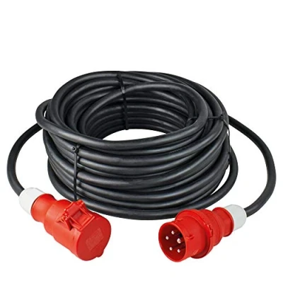 Afbeelding van AS Schwabe 61015 Stroom Verlengkabel 16 A Zwart 25.00 m H07RN F 5G 2,5 mm²