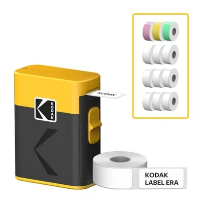 Afbeelding van KODAK Label ERA Instant labelprinter (geel, printer + 13 papierrollen)