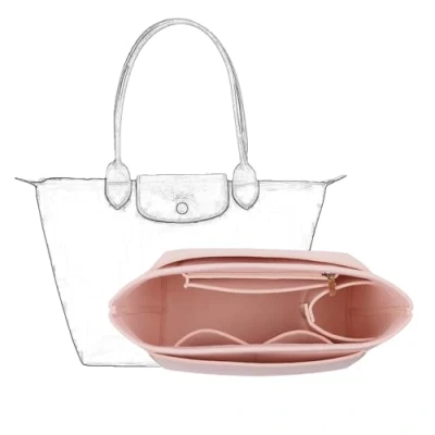 Afbeelding van D.DUO Bag Insert Organizer, portemonnee accessoires, Longchamp lange steel tote organizer (Roze, M (lang handvat))