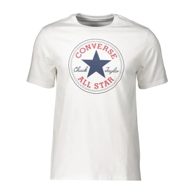 Afbeelding van Converse GO TO Chuck Taylor Classic Patch TEE Unisex Tshirt print, Maat: XL, White