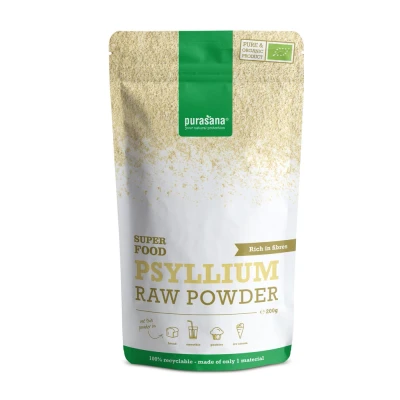 Afbeelding van Purasana Psyllium Poeder Bio 200GR