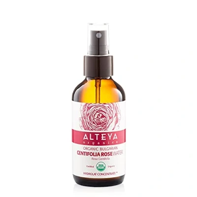 Afbeelding van Alteya Biologische Centifolia Rozenwater Spray 120 ml 100% USDA gecertificeerd biologisch, puur natuurlijk, met stoom gedestilleerd