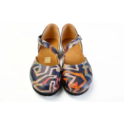 Afbeelding van GOBY Pattern Clogs Slippers Hoge kwaliteit Handmade Meisjesprint Maat 36
