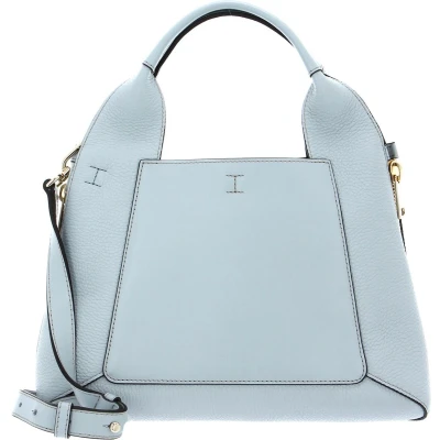Afbeelding van FURLA Leren Schoudertas Handtas Gilda Tote Bag Artemisia + Greige Lichtblauw