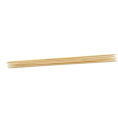 Afbeelding van GLOREX breinaalden van bamboe, 2,5 mm, 20 cm, natuurlijke kleuren