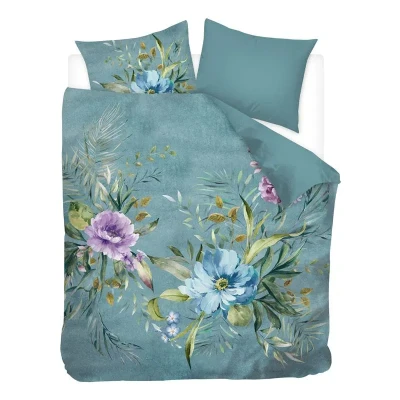 Afbeelding van Snoozing Suzette Dekbedovertrek Tweepersoons 200x200/220 cm Blauw