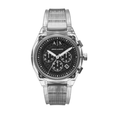 Afbeelding van Armani Exchange heren Horloge AX4167 in de kleur Transparant