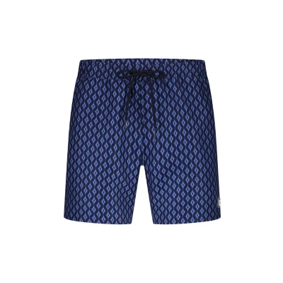 Afbeelding van Ten Cate Heren Zwemshorts Print Donkerblauw Maat L