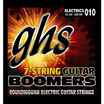 Afbeelding van GHS Gitaar Boomers GB7M elektrische gitaarsnaarset, 7 string, medium, 010 .060