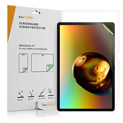 Afbeelding van kwmobile 2x screenprotectors compatibel met Samsung Galaxy Tab S9+ screenprotector Beschermfolie voor tablet Transparant