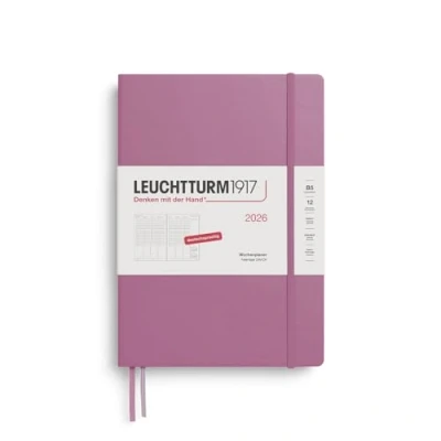Afbeelding van LEUCHTTURM1917 372573 Weekplanner Composition (B5) 2026, 12 maanden, Dusty Rose, Duits