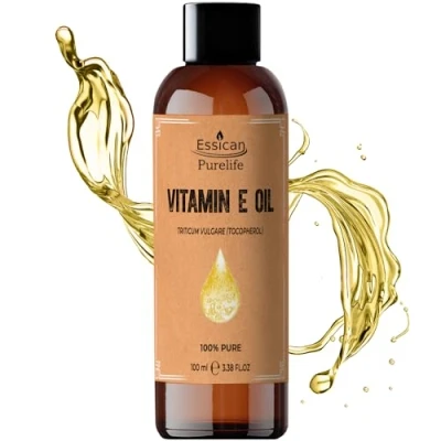 Afbeelding van vitamine E olie, 100 ml, olie voor huid en haar, pure VIT 100% zuivere, natuurlijke gezicht nagels, littekens