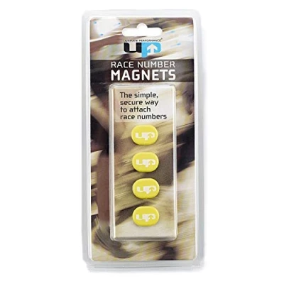 Afbeelding van Ultimate Performance Magneten Voor Startnummer Geel 4 Stuks