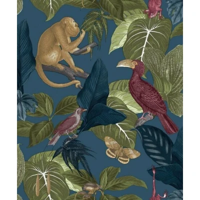 Afbeelding van Noordwand Assorti 2024 18503 Blauw Metallic Groen
