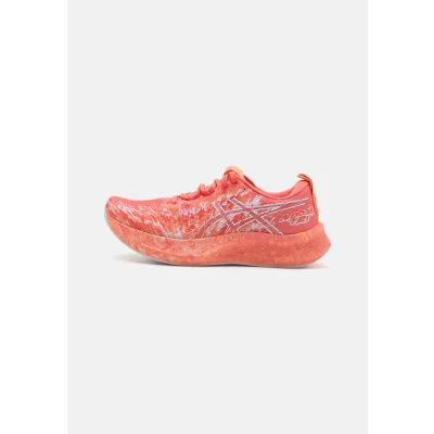 Afbeelding van Asics Noosa TRI 16 Hardloopschoenen voor op de weg, Dames, Maat: 40.5, Papaya/mojave Textiel/ synthetisch