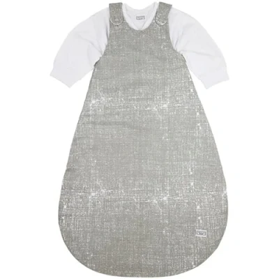 Afbeelding van Meyco baby Fine Lines slaapzak rond tweedelig grey 68/74