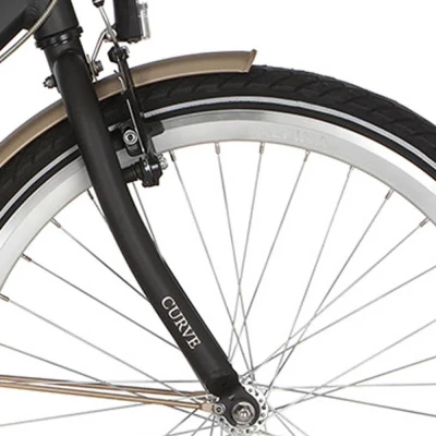 Afbeelding van Alpina Voorvork 24 Curve diamond black matt