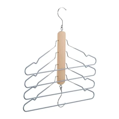 Afbeelding van Relaxdays Kledingkast organizer hangend kledinghangers ruimtebesparend kleerhangers