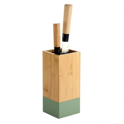Afbeelding van KESPER for kitchen &amp; home Messenblok Messerhalter mit Kunststoffborsten zum variablen Platzieren der Messer (1 delig)
