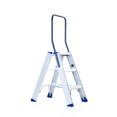 Afbeelding van Dubbele trapladder 2x3 treden Atom