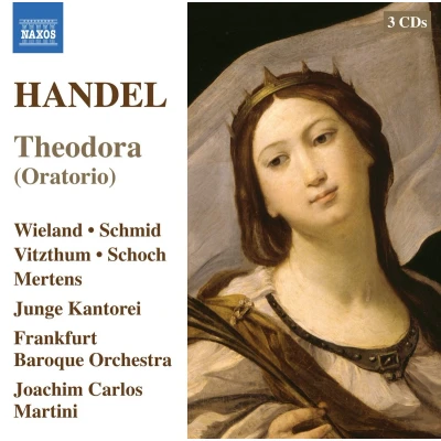 Afbeelding van Junge Kantorei, Frankfurt Baroque Orchestra, Joachim Carlos Martini Händel: Theodora (Oratorio) (3 CD)