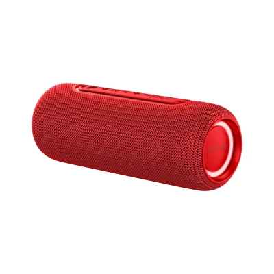 Afbeelding van Kruger&amp;Matz KM0565 Draadloze Bluetooth luidspreker Vermogen 20 W TWS functie RGB achtergrondverlichting IPX5 bescherming Rood