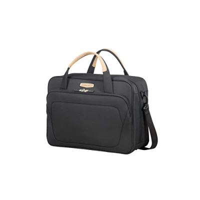 Afbeelding van Samsonite Unisex Schoudertas bagage koerierstas (1 stuk), zwart (ecologisch zwart), 44 EU,