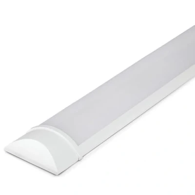 Afbeelding van 6x HOFTRONIC LED Batten 60cm 20W 2400 Lumen 6400K Daglicht wit TL Armatuur Voor werkplaats, schuur en als onderbouwverlichting Incl. montageklemmen &amp; quick connector 5 jaar garantie