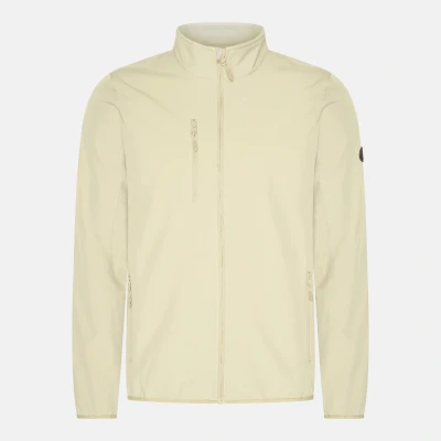 Afbeelding van Mario Russo Softshell Jas heren Winterjas Jassen Winddicht en waterafstotend Beige M