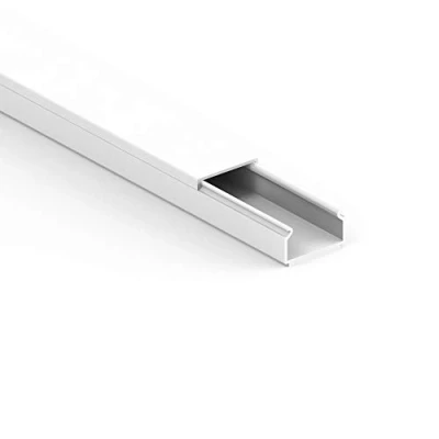 Afbeelding van Habengut kabelgoot (met schuimtape) 22x12 mm van PVC, kleur: wit, lengte 1 m