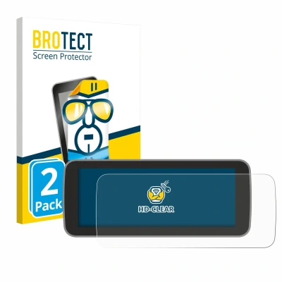 Afbeelding van BROTECT Screenprotector voor Fiat 500 E Uconnect 5 10&quot; Folie Beschermfolie transparant (2 Stuks)