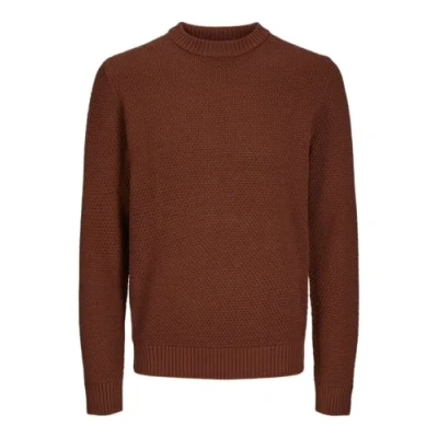 Afbeelding van Jack &amp; Jones Jack&amp;Jones Joreaton Knit Crew Neck Brandy Brown BRUIN L