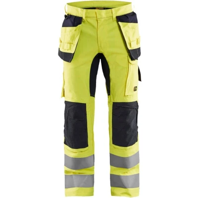 Afbeelding van Blaklader Multinorm werkbroek Inherent met stretch 1587 1512 High Vis Geel/Marineblauw C56
