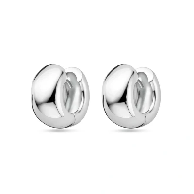 Afbeelding van Zilver Gerhodineerd Klapoorringen 15 Mm 1339833