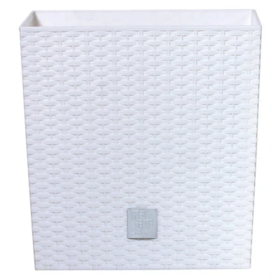 Afbeelding van Prosperplast Plantenbak Rato wit rotan kunststof 20 cm