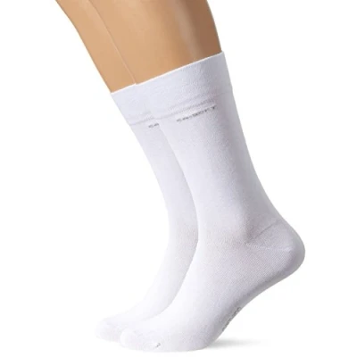 Afbeelding van Camano Ca Soft sokken unisex 2 PACK 47 49 Wit Naadloos en zonder knellende elastiek