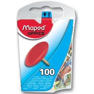Afbeelding van Maped punaises assortiment, doos van 100 stuks