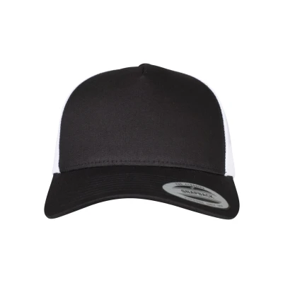 Afbeelding van FLEXFIT Retro truckerpet in twee kleuren FL6506T Black / White